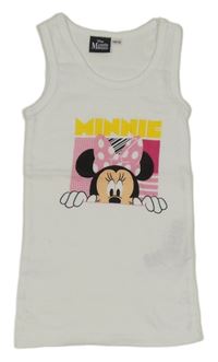 Bílý top s Minnie Disney
