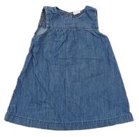 Modré riflové šaty H&M