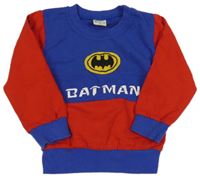 Červeno-modrá mikina s netopýrem - Batman