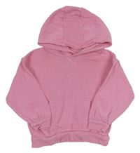 Růžová mikina s kapucí Primark