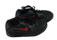 Černé koženkovo/textilní botasky Nike Air Max vel. 36,5