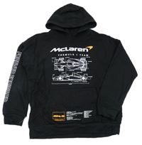 Černá mikina s formulemi a kapucí - McLaren M&S