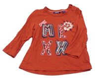 Červená tunika s nápisem Mexx