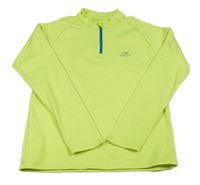 Neonově žlutá sportovní funkční mikina Kalenji