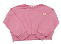 Růžová mikina s číslem M&S