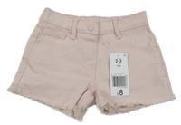 Nové - Světlerůžové riflové kraťasy Matalan