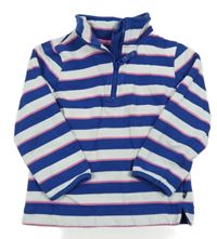 Modro-bílo-růžová pruhovaná mikina Joules