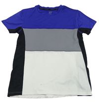 Modro-šedo-bílé sportovní tričko M&S