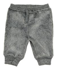 Šedé chlupaté tepláky Next