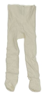 Smetanové punčocháče s mašličkami H&M