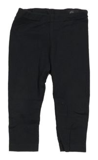 Antracitové žebrované legíny H&M
