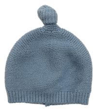 Modrá pletená čepice 