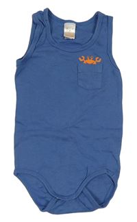 Modré body s krabem Pusblu