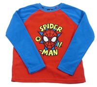 Červeno-modré fleecové triko se Spidermanem Primark