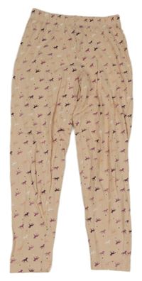 Světlerůžové pyžamové kalhoty s koníky Lily & Dan