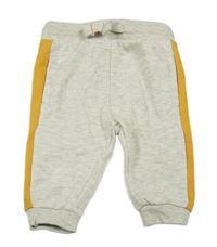 Světlešedo-hořčicové tepláky F&F