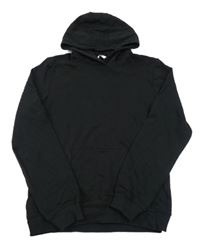 Černá mikina s kapucí V by Very