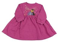 Fialové teplákové šaty s dívkou - WISH Disney