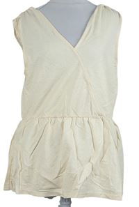 Dámská béžová peplum halenka zn. Primark 