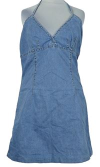 Dámské světlemodré riflové minišaty H&M