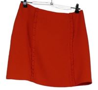 Dámská červená sukně s volánky Oasis 