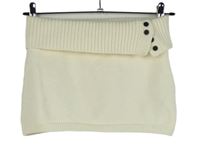 Dámská smetanová pletená minisukně Shein 