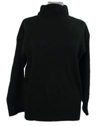 Dámský černý svetr s rolákem