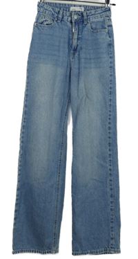 Dámské světlemodré široké rifle Sinsay vel. 32