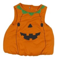 Kostým- oranžová zateplená vesta s dýní F&F