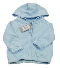 Nové - modrá propínací mikina s kapucí Primark