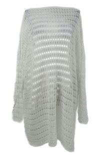 Dámská bílá pletená vzorovaná tunika Shein