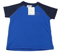 Modro-tmavomodré sportovní tričko Topolino