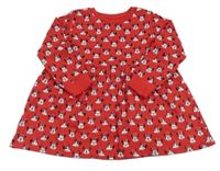 Červené teplákové šaty s Minnie George
