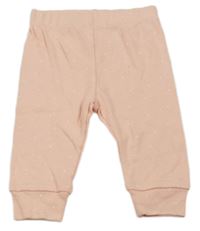 Růžové puntíkaté tepláky Pekkle