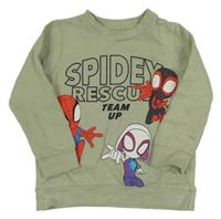 Světlekhaki mikina se Spider-manem George 