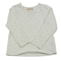 Bílé triko s hvězdičkami 