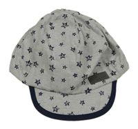 Šedá kšiltovka s hvězdami 