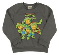 Tmavošedá mikina se Želvami Ninja PRIMARK