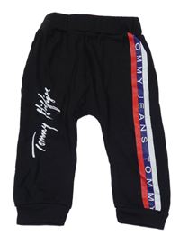 Černé lehké tepláky Tommy Hilfiger