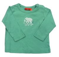Zelené triko se slonem Esprit