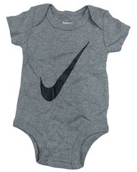 Šedé melírované body s logem Nike