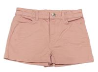 Světlerůžové riflové kraťasy H&M