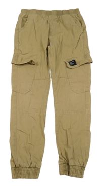 Béžové cargo cuff rifle M&S