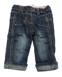 Tmavomodré podšité rifle Chicco