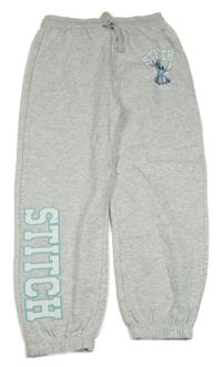 Šedé melírované tepláky se Stitchem Disney