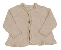 Světlerůžový propínací svetr Mothercare 