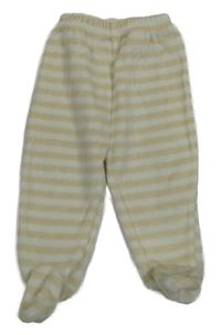 Béžovo-bílé pruhované polodupky C&A