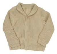 Béžový propínací svetr Matalan