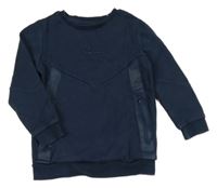 Tmavomodrá mikina s nápisem George 