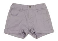 Levandulové riflové kraťasy Kiabi